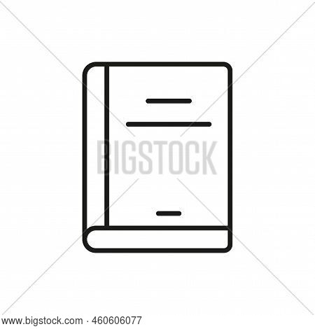 Book Icon. Education, Knowledge, Study Concept. Vector Illustration. Stock Image.