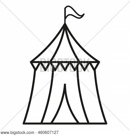 Marquee Icon In Flat Style. Vector Illustration. Stock Image.