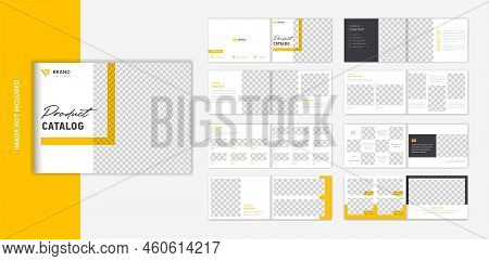 16 Pages Yellow Landscape Product Catalog Brochure Design