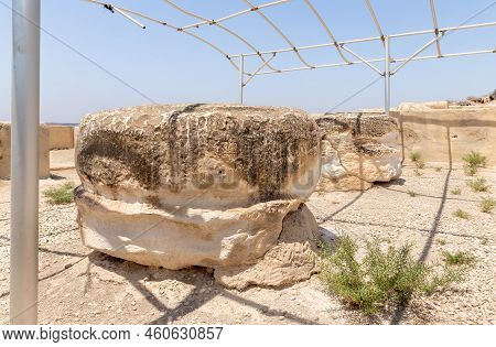 Beit Shean, Israel, August 06, 2022 : Partially Restored Ruins Of One Of The Cities Of The Decapolis
