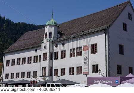 Immenstadt Am Algau, Germany - August 12, 2022: Immenstadt Castle (the Schloss Immenstadt) Historica