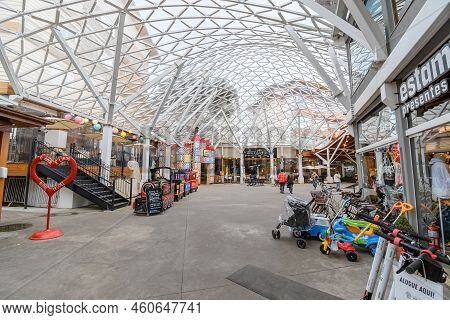 Canela, Rs, Brazil - May 19, 2022: Indoors Of Campos De Canella Station. Tourist Destination Of The 