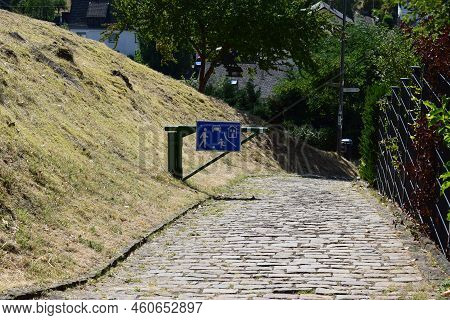 Tiny Road With A Sing To Be Slow
