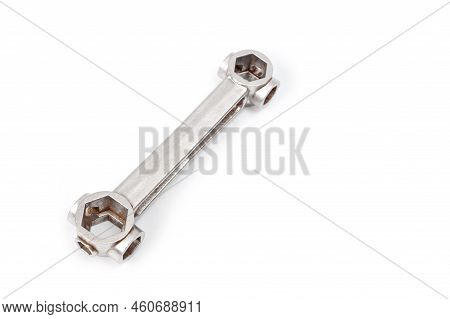 Universal Compact Metal Wrench, For Quick And Easy Repair Of Equipment.