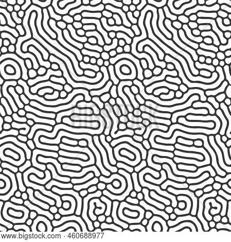 Abstract Seamless Pattern. Organic Curves. Organic Seamless Pattern.