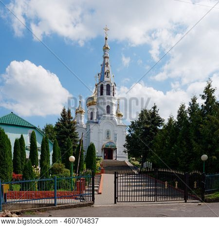Brest, Belarus - August 18, 2022: Simeonovskaya Church In Kamenets Xvi Century
