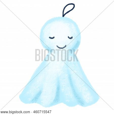 Teru Bozo Rain Doll Hanging Charm Character Illustration Hand Drawing