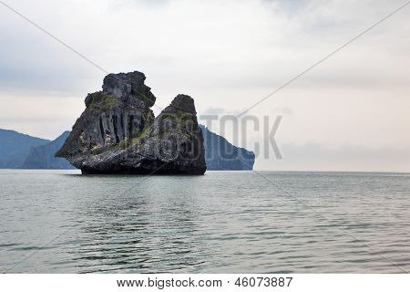 The well-known island-rock 
