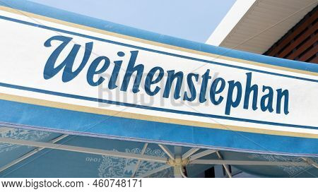Bordeaux , Aquitaine  France - 08 31 2022 : Weihenstephaner Logo Sign And Text Brand Beer World Olde