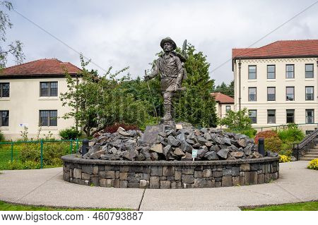Sitka, Alaska - July 26, 2022 - View Of Sitka's Alaska Pioneers Home.