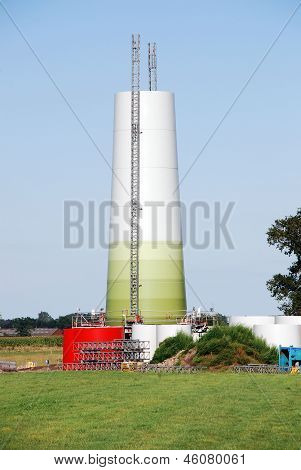 건설 Windturbine