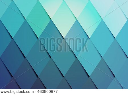 Business Hipster Color Background Pattern With A Geometric Arrangement Of Graduated Diamonds Or Rhom