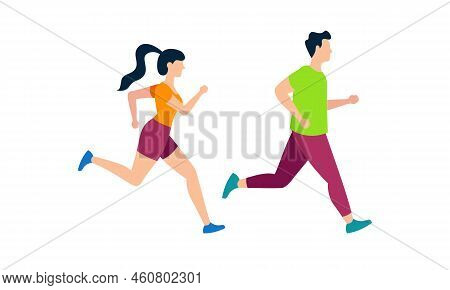 A group of athletes running. Marathon, competition, cross-country, sportsmen, athletes, runners movi