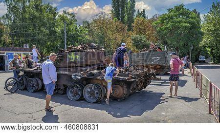 Destroyed Military Equipment Of Russia During The War In Ukraine