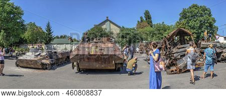 Destroyed Military Equipment Of Russia During The War In Ukraine