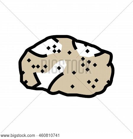 Limestone Stone Rock Color Icon Vector. Limestone Stone Rock Sign. Isolated Symbol Illustration