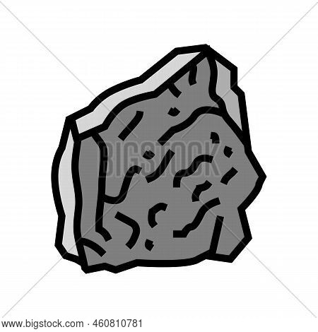 Granite Stone Rock Color Icon Vector. Granite Stone Rock Sign. Isolated Symbol Illustration