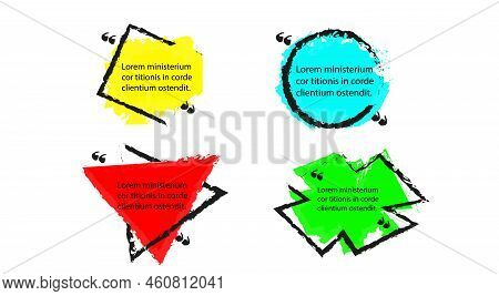 Orn Abstract Shapes On A White Vector And Illustrator Background