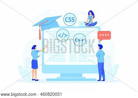 Programming Languages Learning. Software Coding Courses, Website Development Class, Script Writing. 