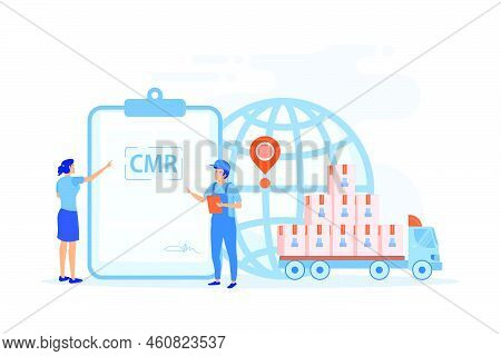 Worldwide Logistics And Distribution Contract. Road Transport Documents, Cmr Transport Document, Int