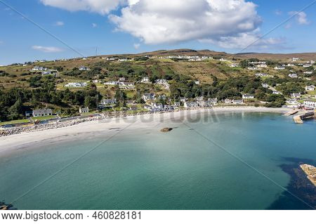 Aerial View Of Leabgarrow On Arranmore Island In County Donegal, Republic Of Ireland