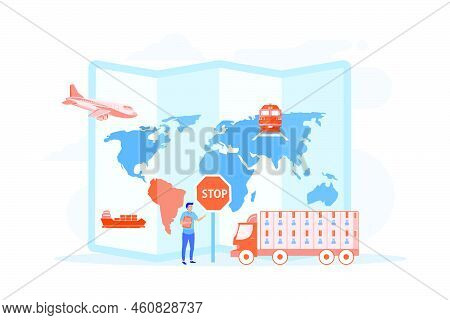 Banned Products Transportation, Smuggling. Embargo Regulation, Sanctions Goods, Limited Importation 