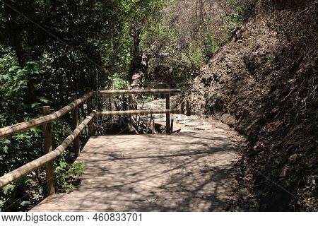 Beautiful Turgut Waterfall  In Marmaris, Mugla, Turkey.