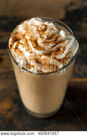 Homemade Iced Pumpkin Spiced Latte