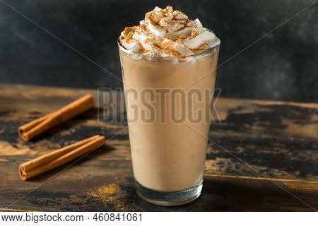 Homemade Iced Pumpkin Spiced Latte