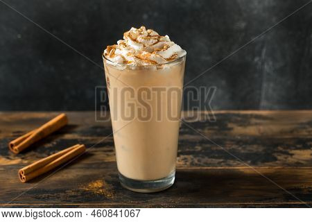 Homemade Iced Pumpkin Spiced Latte