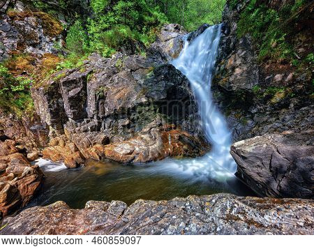 Fairy-tale Landscape, Eas Chia-aig Waterfalls, Highlands, Scotland