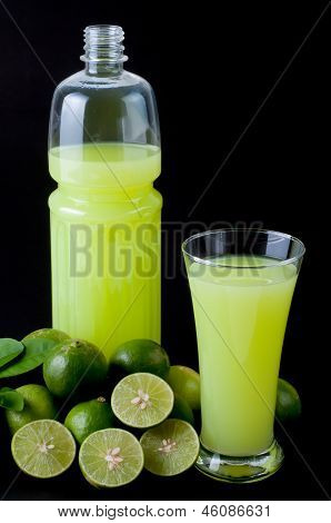 Glas limesaft