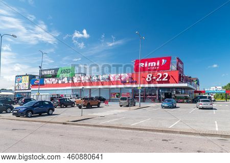 Tallinn, Estonia - June 19, 2022: Rimi Hypermarket. Rimi Baltic Is Retail Store In Estonia, Latvia A