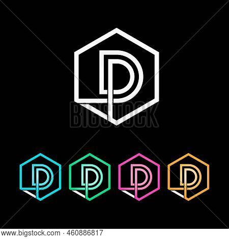 Hexagone D Logo Creative D Logo Brand Corporate D