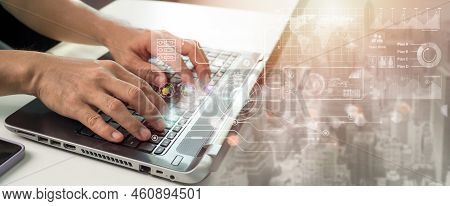 Analyst Works Using Business Analytics, Data Management System Create A Report Containing Kpis, Metr