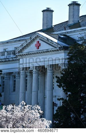 Washington, Dc - Apr 3: American Red Cross National Headquarters In Washington Dc, As Seen On April 