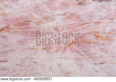 Cristallo Rosa Quarzite Background, Gentle Pink Stone For Home Interior.