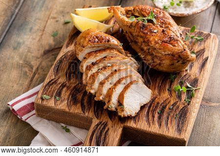 Roasted Or Seared Chicken Breast With Herbs