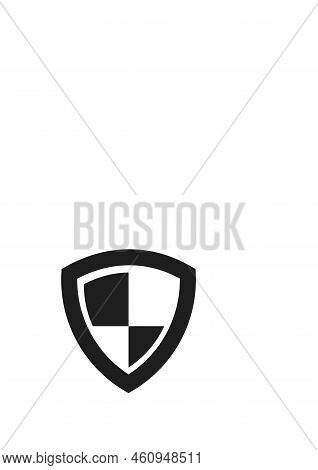 Shield Icon Securety Sign Vector Simple Design