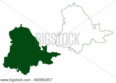 Buenavista Municipality (free And Sovereign State Of Guerrero, Mexico, United Mexican States) Map Ve