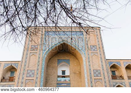 Tashkent, Uzbekistan. November 2021. Traditional Kukeldash Madrasah In Sunny Day