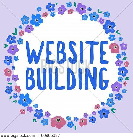 Conceptual Caption Website Buildingtools That Typically Allow The Construction Of Pages. Business Id