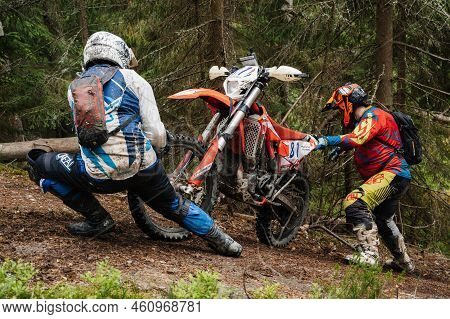 Republic Of Karelia, Russia - Circa June, 2022: Off-road Tournament Ladoga Trophy 2022 In Karelia. M