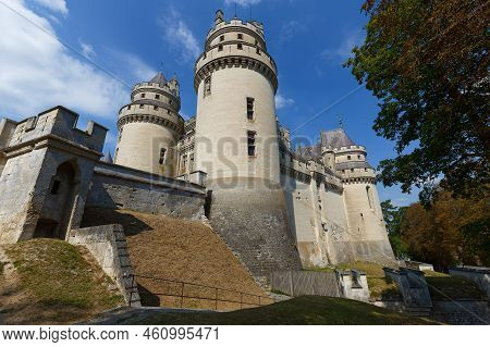 Pierrefonds Is A Castle Situated In The Commune Of Pierrefonds In The Oise Department In The Region 