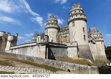 Pierrefonds Is A Castle Situated In The Commune Of Pierrefonds In The Oise Department In The Region 