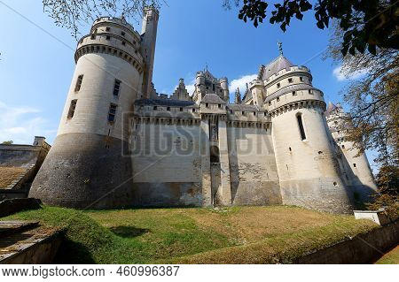 Pierrefonds Is A Castle Situated In The Commune Of Pierrefonds In The Oise Department In The Region 
