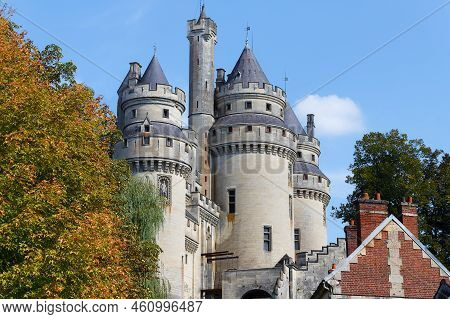 Pierrefonds Is A Castle Situated In The Commune Of Pierrefonds In The Oise Department In The Region 
