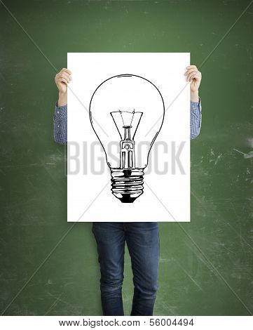 Poster With Bulb