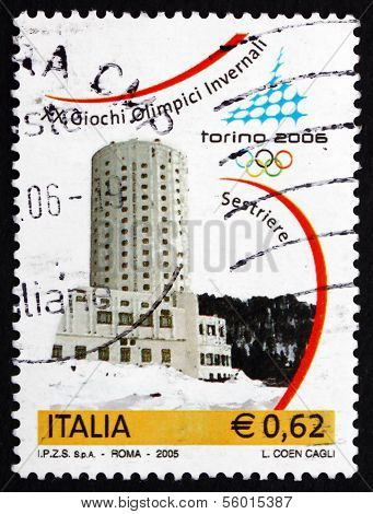 Postage Stamp Italy 2005 Sestriere, Winter Olympic, Turin