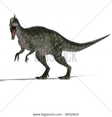Dinozor Monolophosaurus